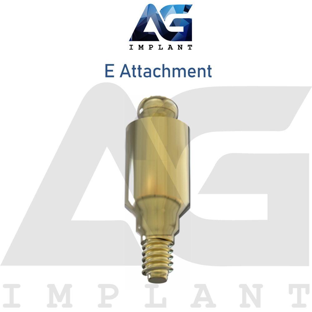Straight E Attachment Standard Set Titanium Overdenture Int Hex