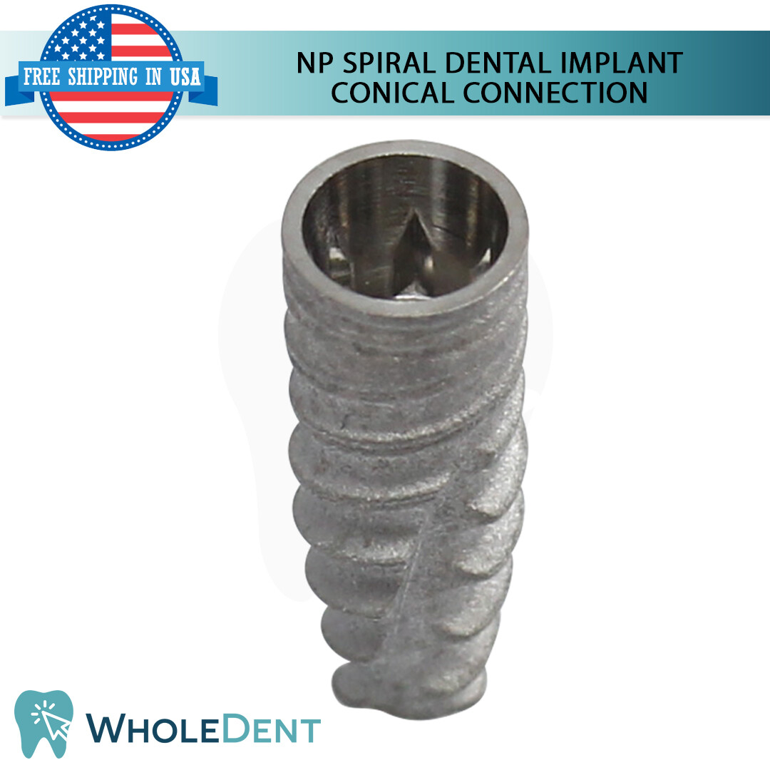 X1 Narrow Platform Spiral Conical Connection Hex 2.25mm Dental Titanium Sterile