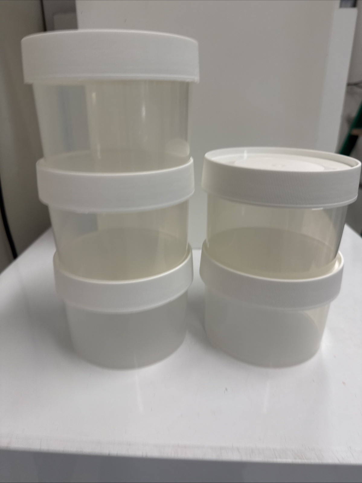 Nalgene™ Wide-Mouth Straight-Sided PPCO Jars with Closure Pack Of 5