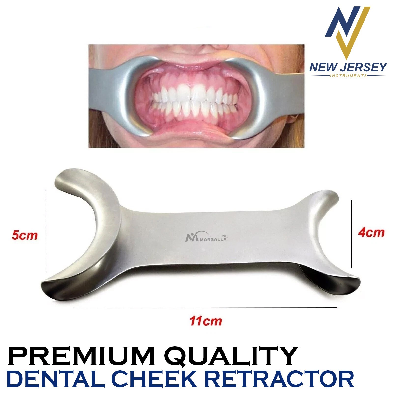Dental C-shape Cheek Retractor Teeth Whitening Mouth Opener Mouth Spreader Lip S