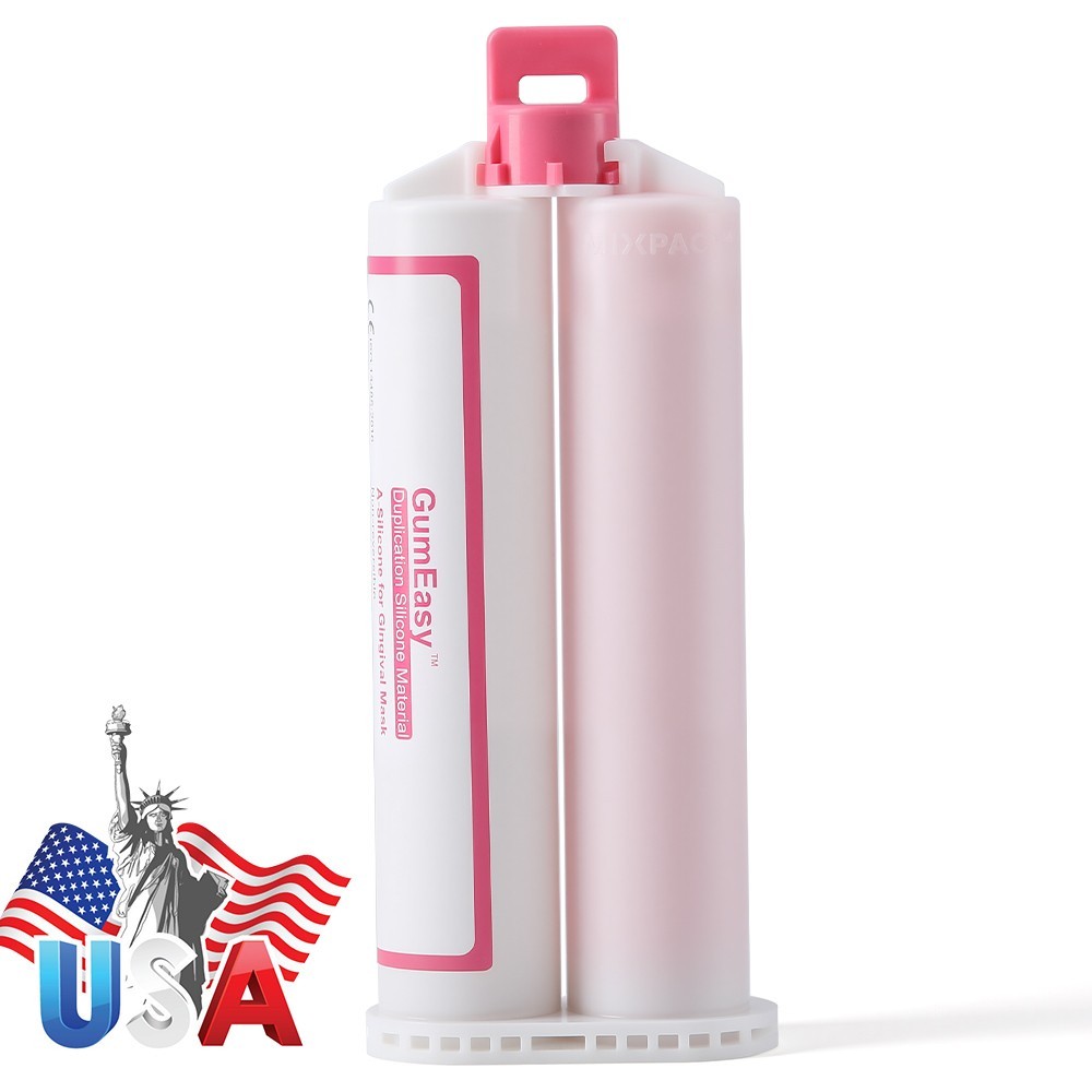 Dental Automix Flexible A-Silicone-Based for Gingival Mask Duplication Silicone
