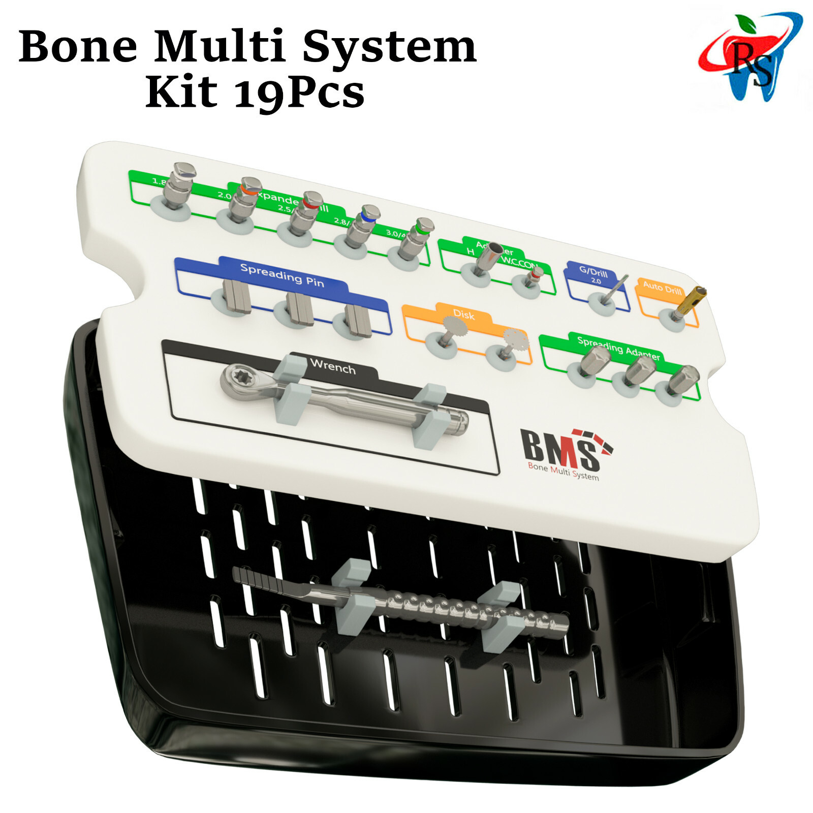 Dental Implant Surgical Bone Spreading Kit Narrow Ridge Split Drill Chisel