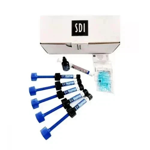 Composite+Stae+ Bond+Etch 2ml Dental Kit SDI LUNA Nano Hybrid & Micro Filler 5 F