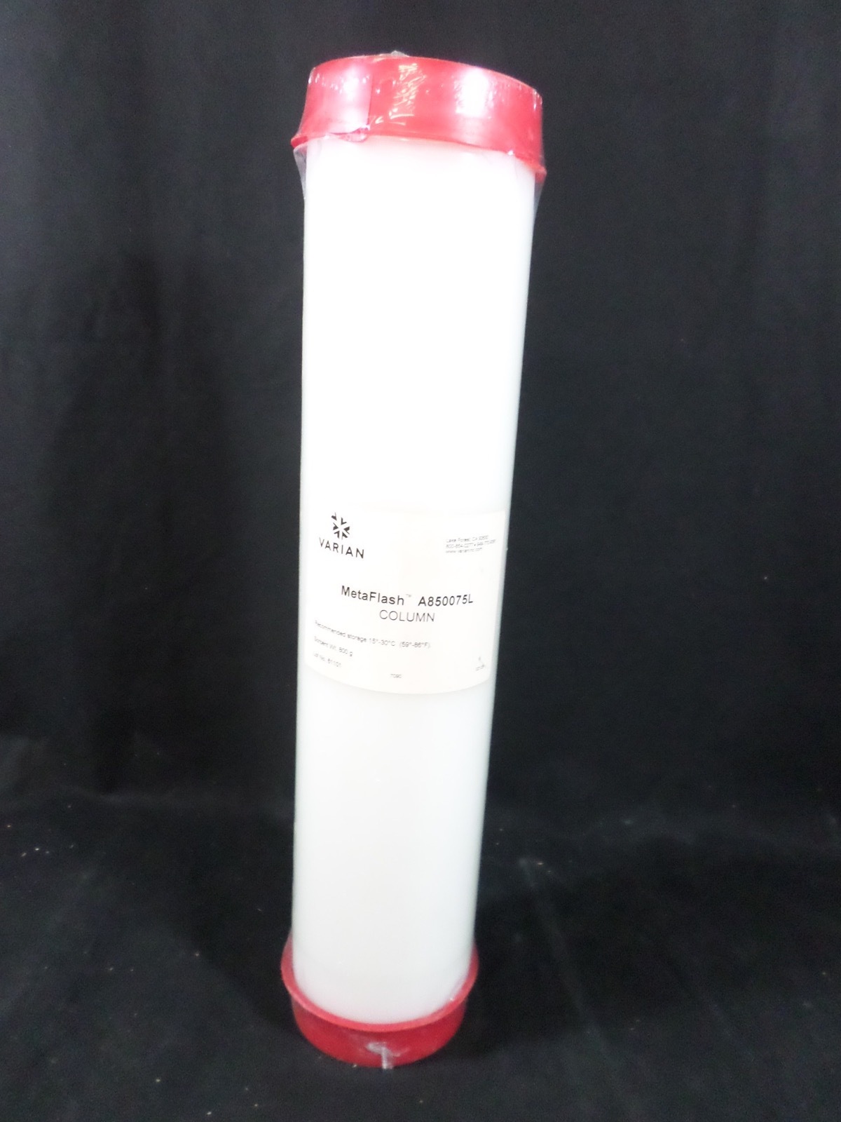 VARIAN MetaFlash 800g 30cm 75L Silica Flash Chromatography Cartridge A850075L