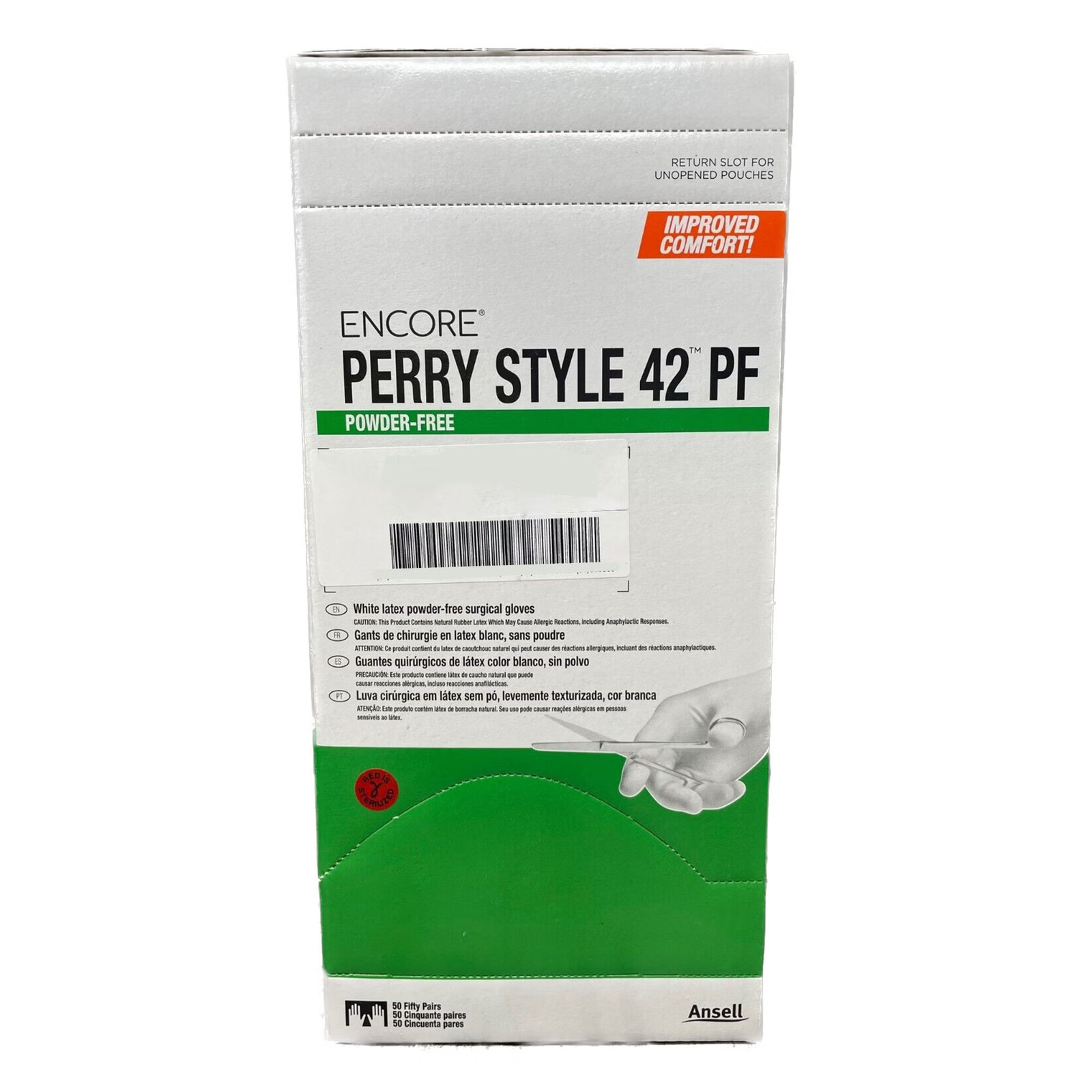 ENCORE Perry Style 42 PF Latex Surgical Glove – 50 per Box