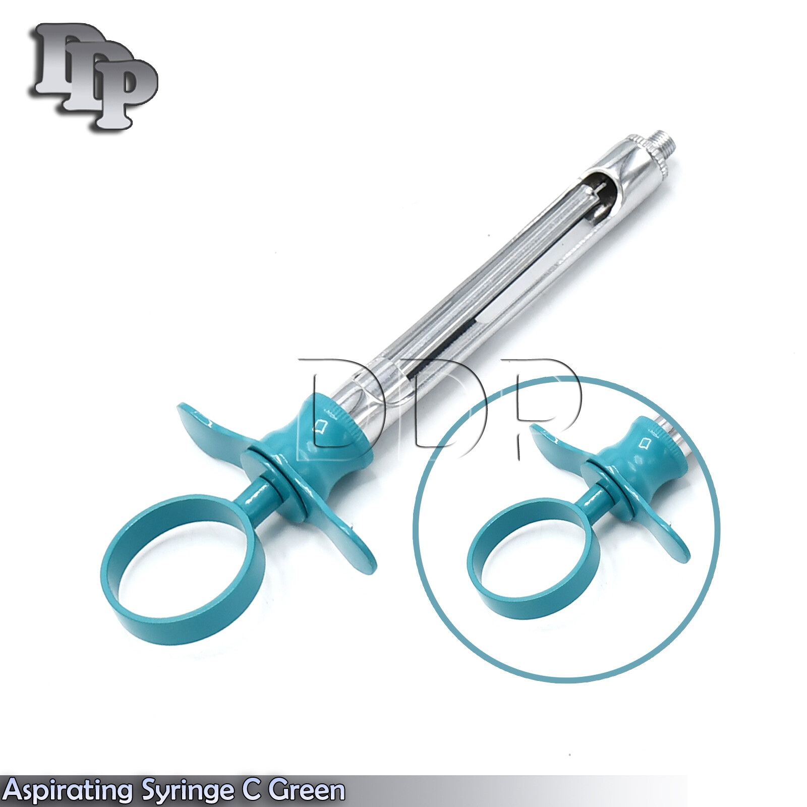 C-W Type Aspirating Syringe 1.8cc C Green Color Handle Dental Instruments