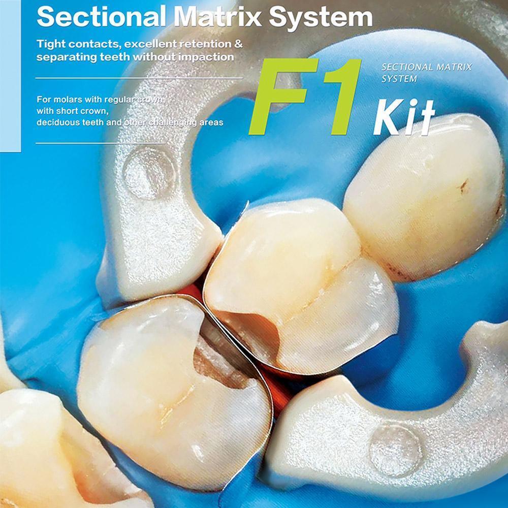Dental Sectional Contoured System Matrices Matrix Bands Resin Refills Ring Clamp