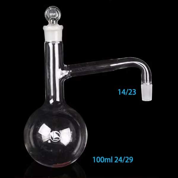 Lab Supply Distillation Flask 100ml-1000ml Borosilicate with Arm Glassware CA