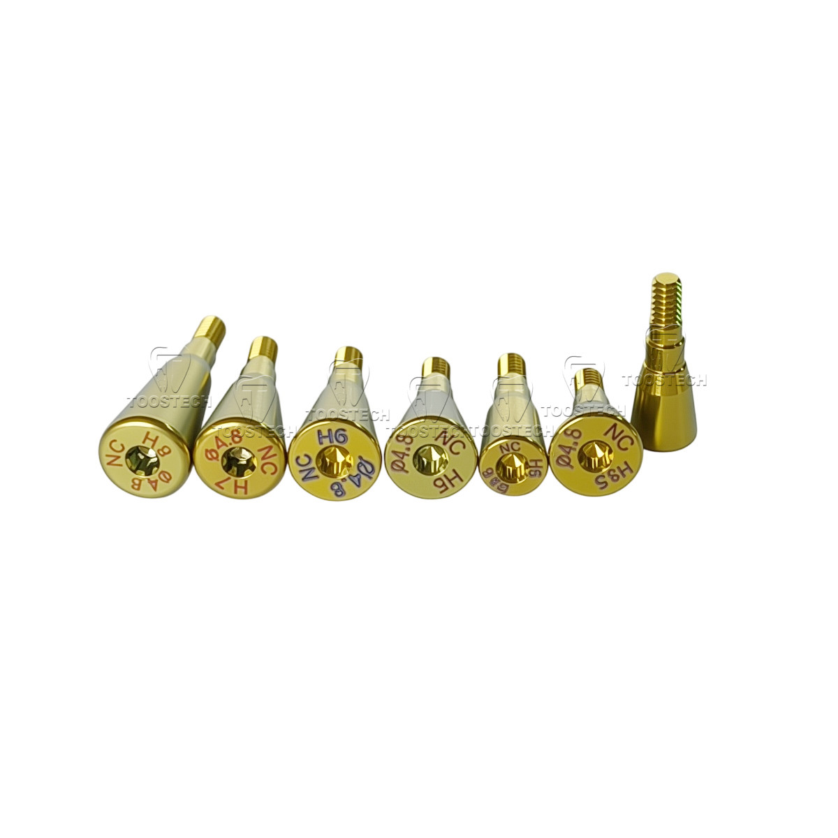 20pcs Dental Healing abutment fits to Straumann Bone level NC D3.6/4.8mm