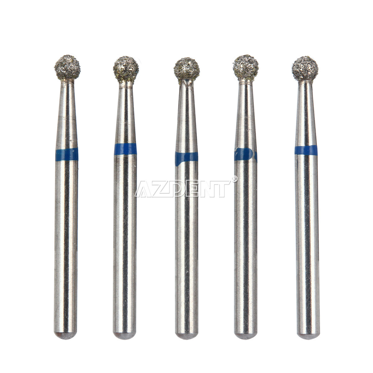AZDENT Dental Diamond Burs Drill FG For High Speed Handpiece 100 Types 5pc/set
