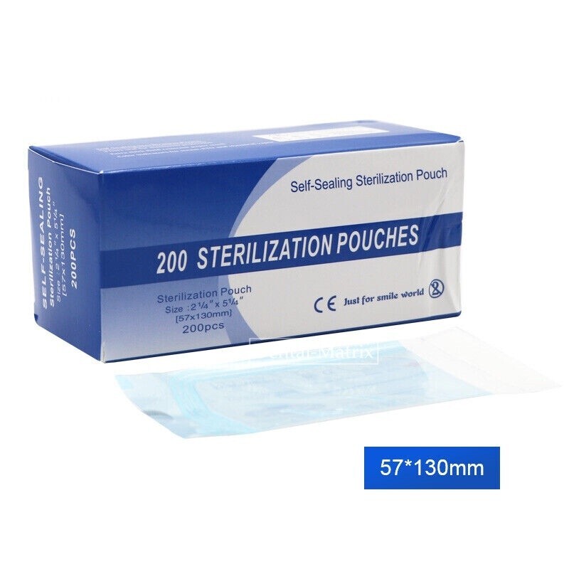 Sterilization Pouches Bag Dental Medical Self Seal Pouch Autoclave ALL SIZES