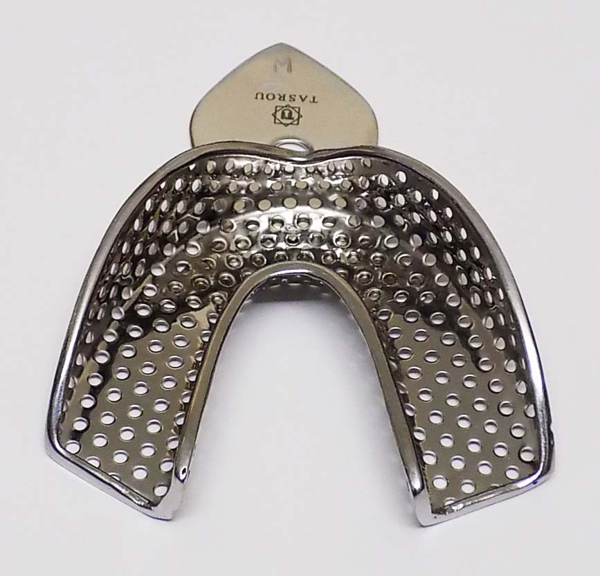 Perforated Denture L,M,S Impression Metallic Tray Lower Tasrou Dental Instrument