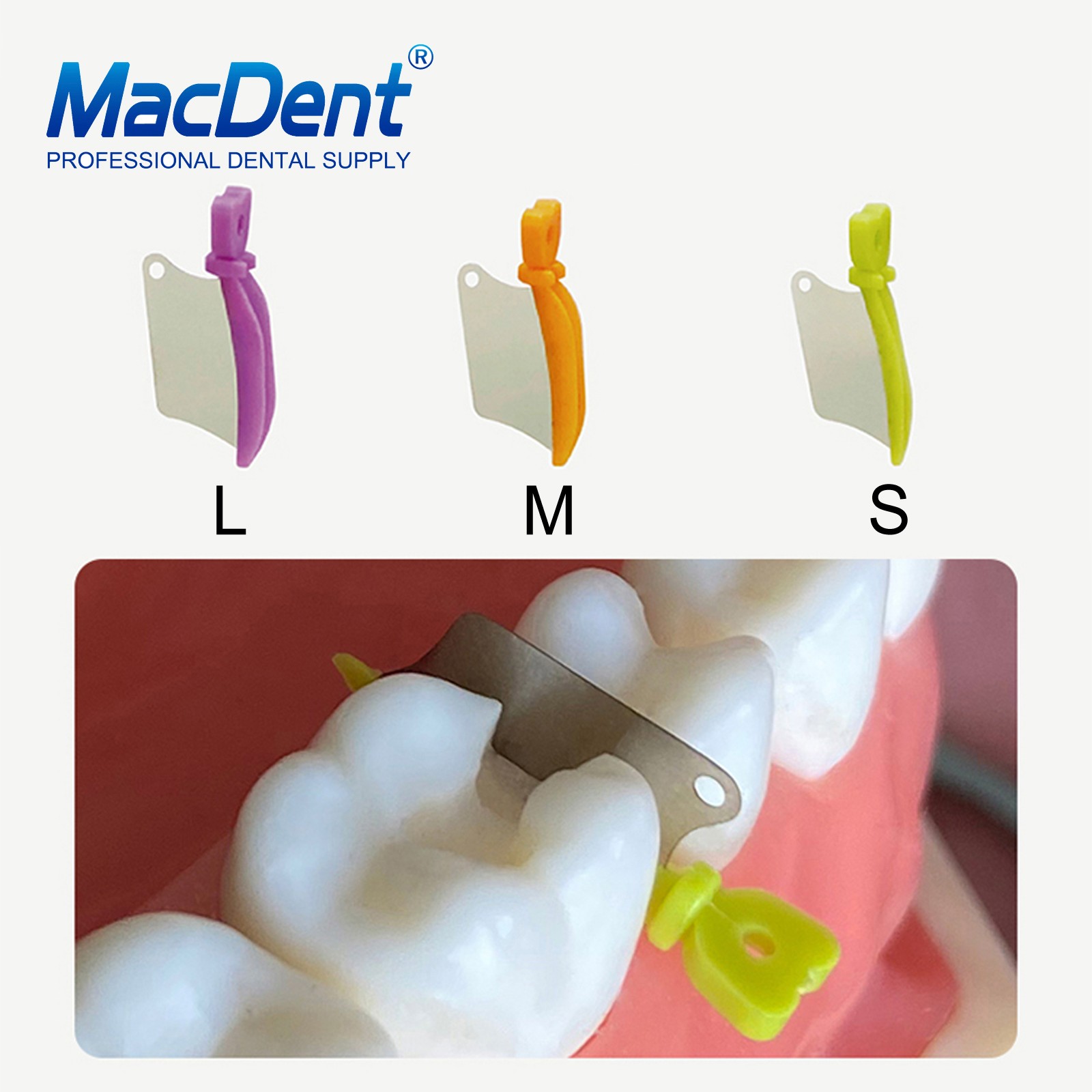 Dental Matrix Fender Wedges Prep Interproximal Diastema Wedge Guard L/M/S 50/Box
