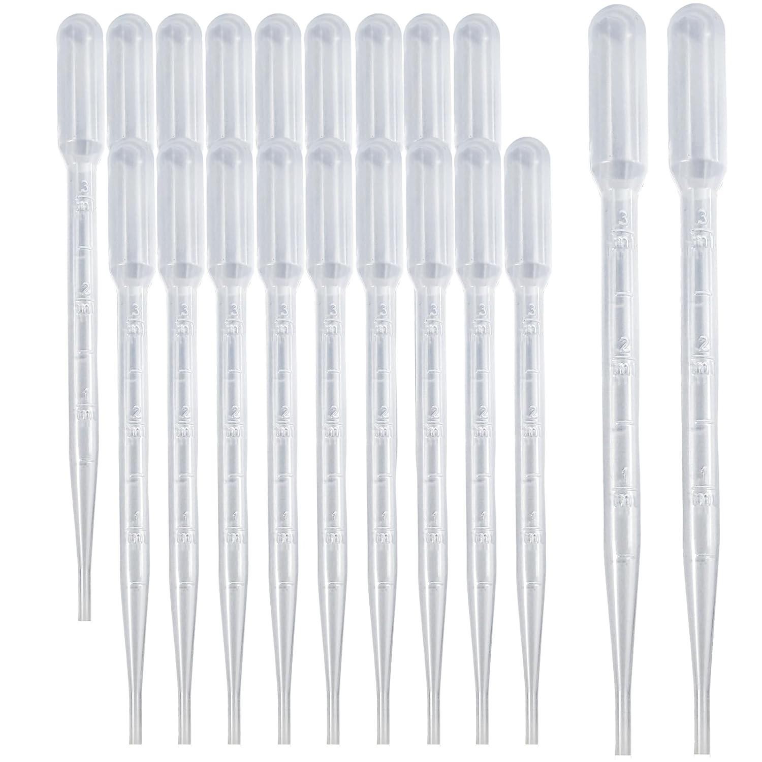 20 Pcs 3ml Dropper Pipettes – Disposable for 3ml 20pcs