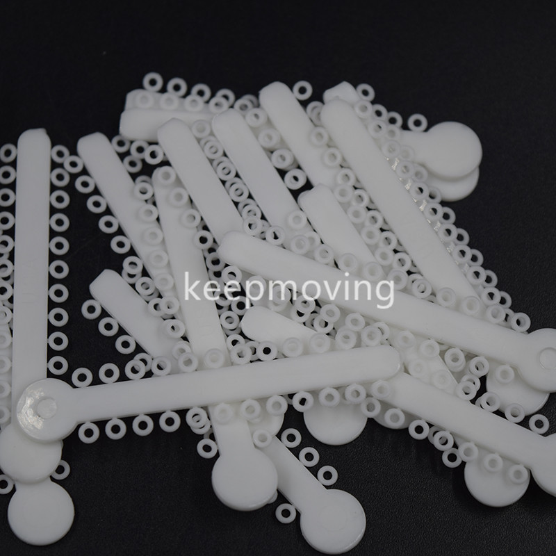 1008 Pcs Dental Orthodontics Elastic Elastomeric Clear Transparent Ligature Ties