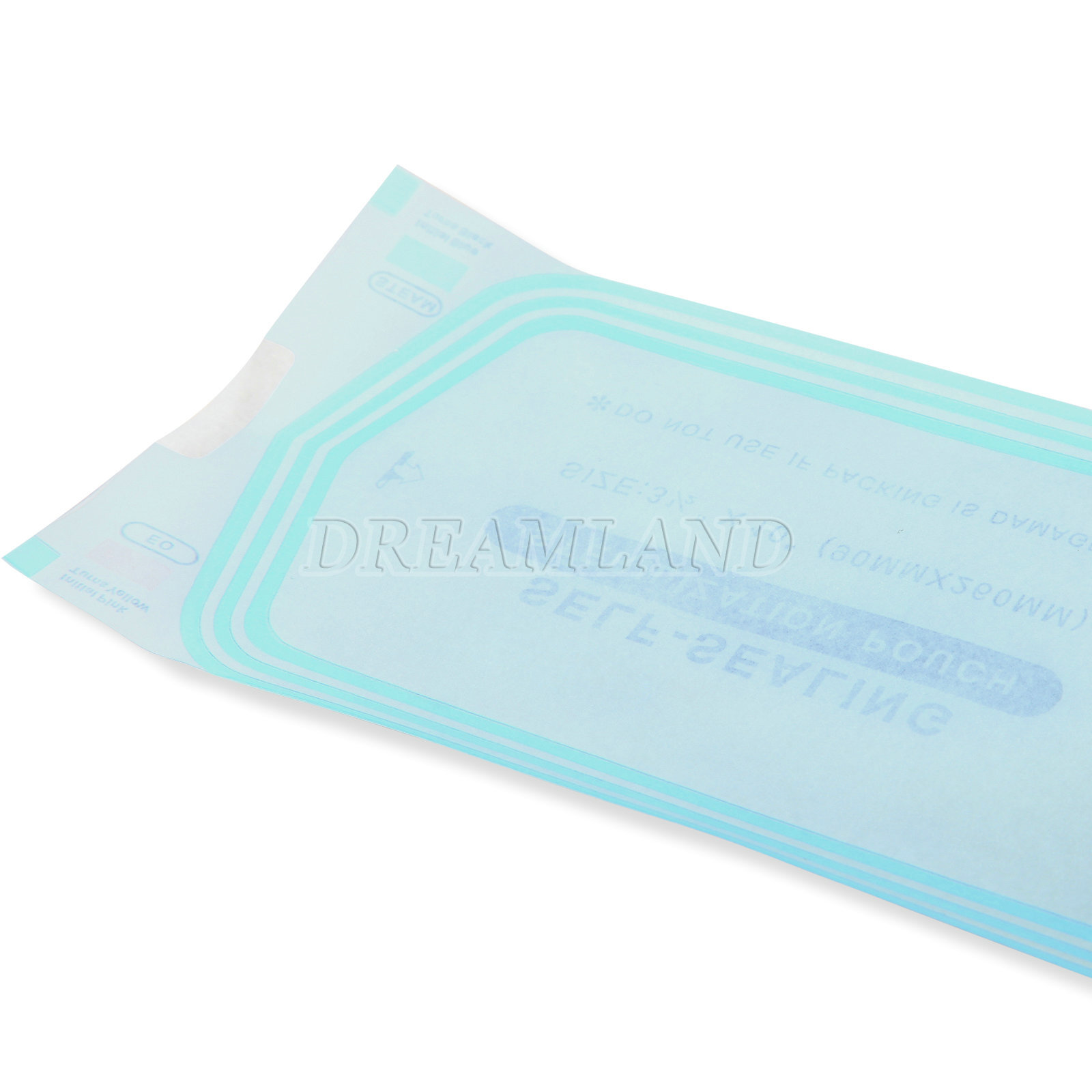 200PCS Self Seal Pouch Sterilization Bag Pouches Dental Medical 3.5″ x 10″