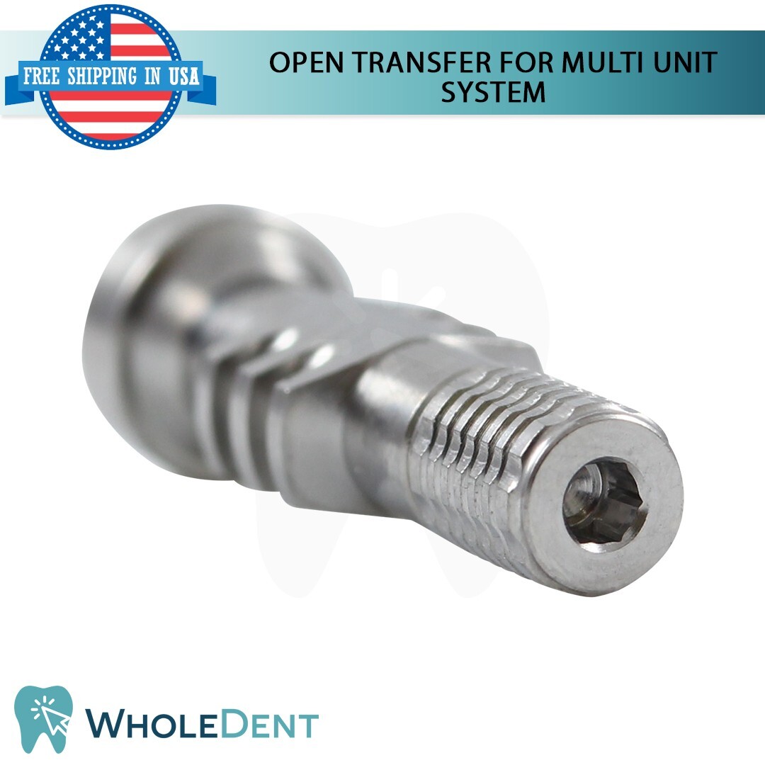 10X Impression Coping Open Tray Transfer For Multi Unit 1.6mm System Abutment