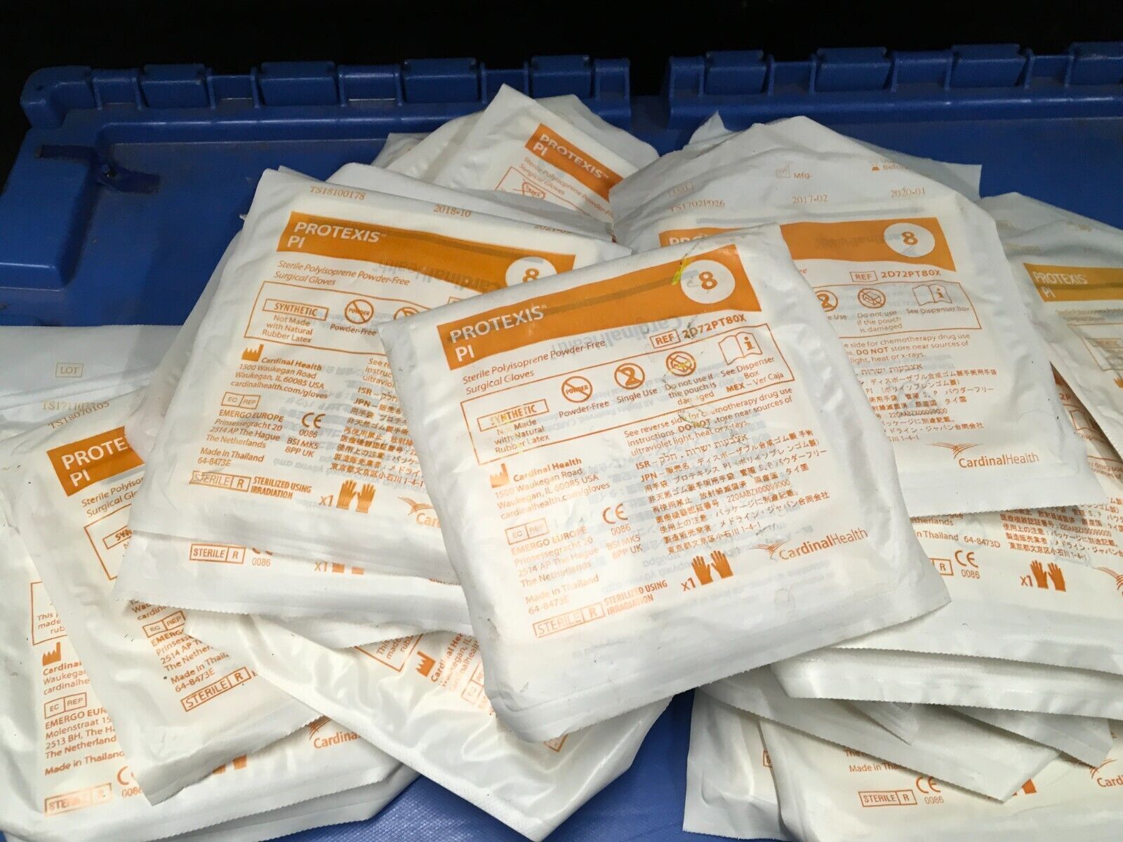INDIVIDUALY PACKAGED SURGICAL GLOVES MANY STYLES AND SIZES