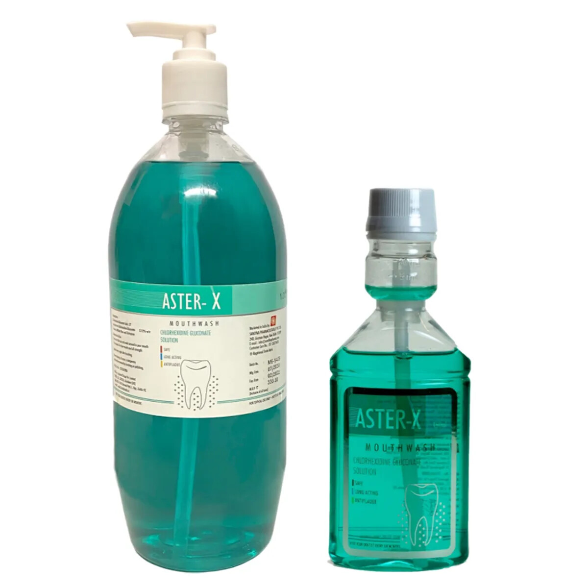 Sandika Pharma Aster – X Chlorhexidine Mouthwash (10 PCS) 150ML & 1000ML (1 PCS)