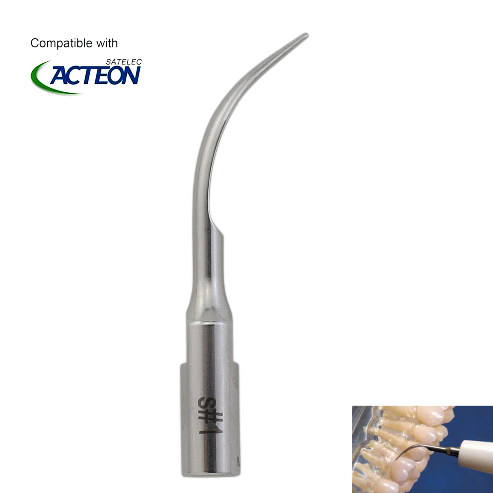 Satelec Acteon Tip #1 Universal Tip F00246 For Newtron DTE NSK Piezo Scaler
