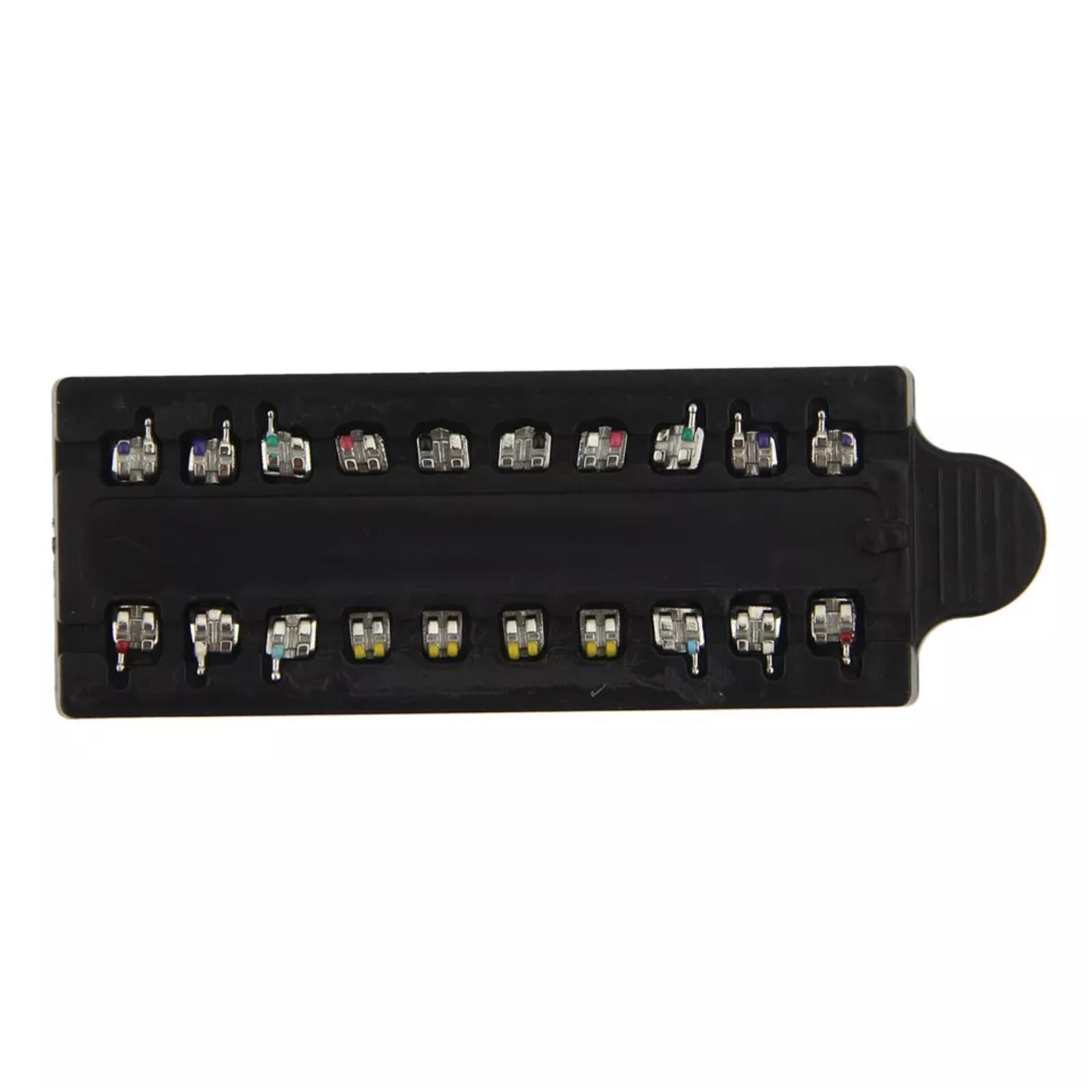 Dental Orthodontic Brackets Metal Braces Roth MBT 018 022 345 Hook Mini Twin MIM