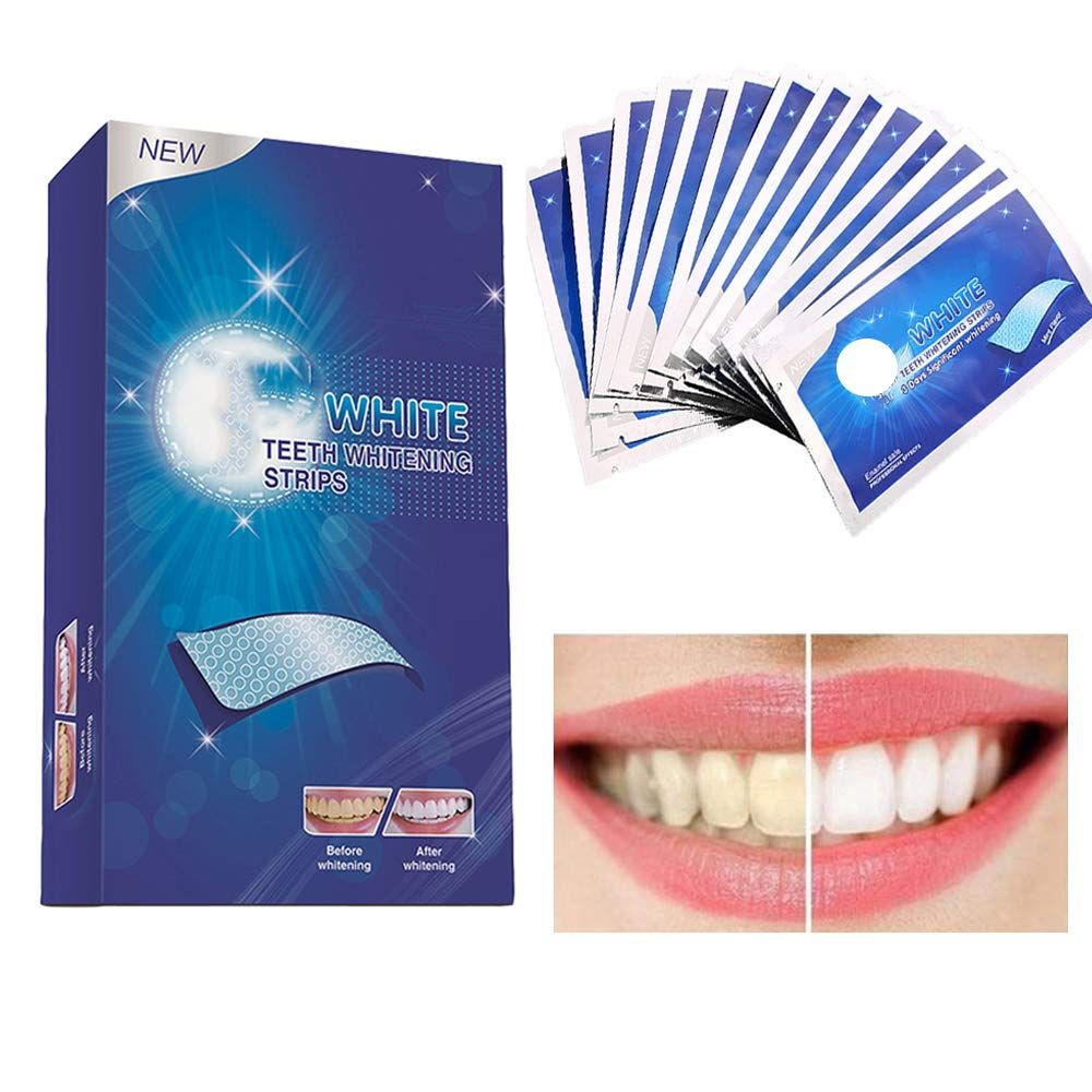 Ceonam Teeth Whitening Stripes Kit Whitener 28 Count (Pack of 14)