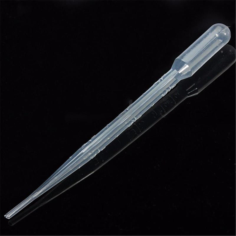 200PCS 3ML Disposable Plastic Eye Dropper Set Transfer Graduated Pipettes