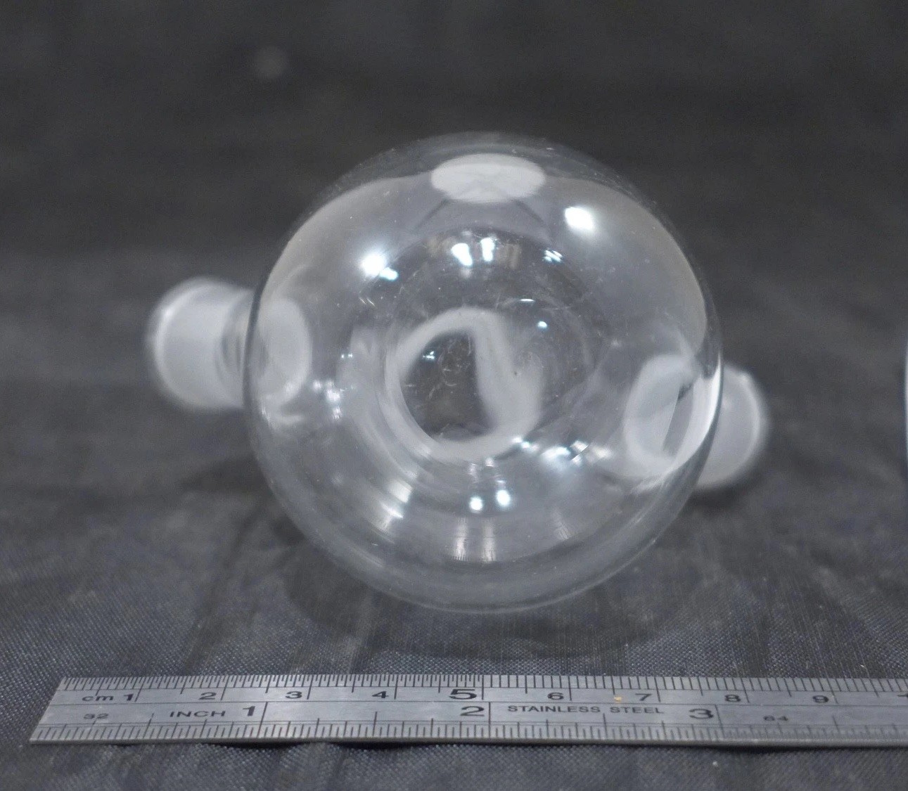 KIMBLE Angled Three-Neck Round Bottom Flask, 19/22 & 14/20, 100mL #295510-0100