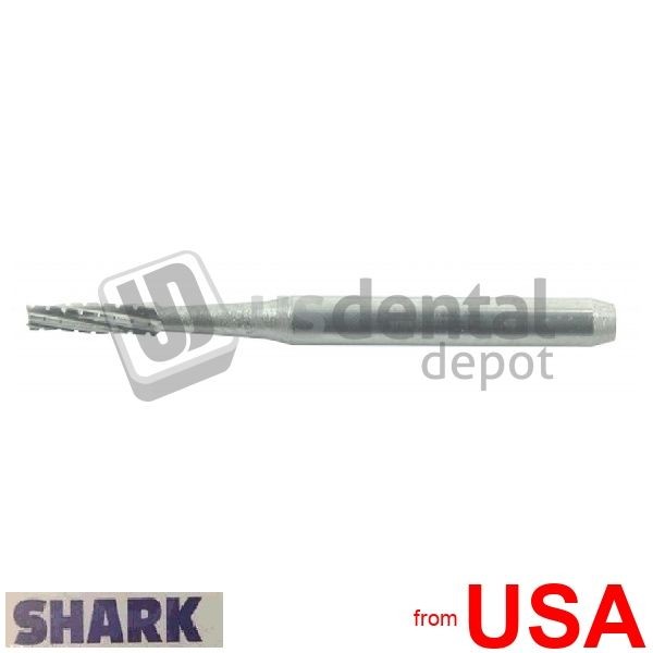 SHARK-FG-700 Taper Flat End – Cross Cut -10pk – Tungsten Carbide Burs #FG 102630