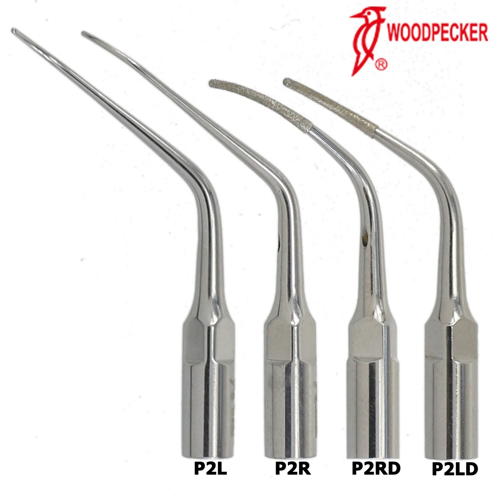 100% Woodpecker Dental Ultrasonic Scaler Tips Periodontics P2R P2L P2RD P2LD EMS