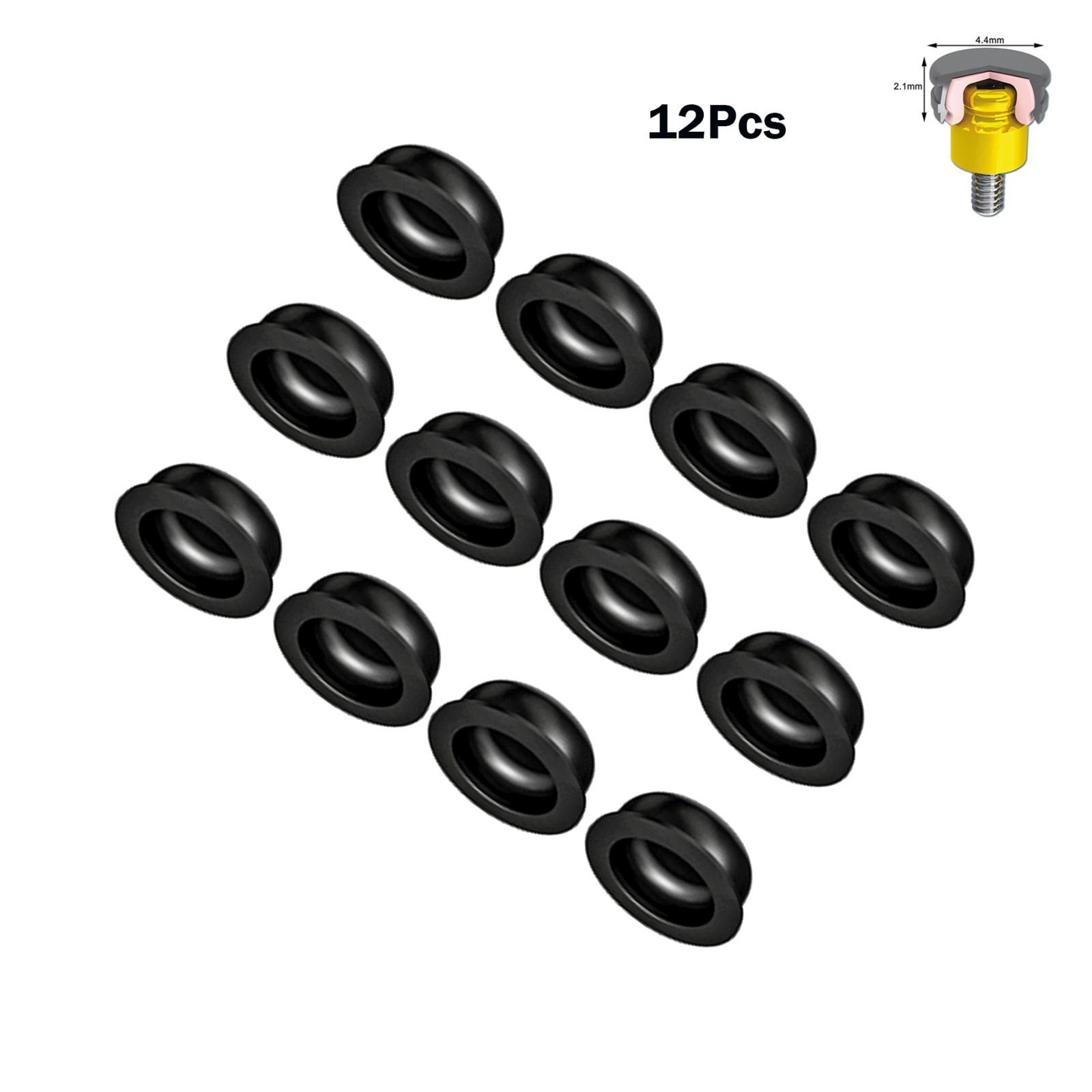 Zest Locator Dental Replacement Metal Housing &Black Lab Processing Cap Assembly