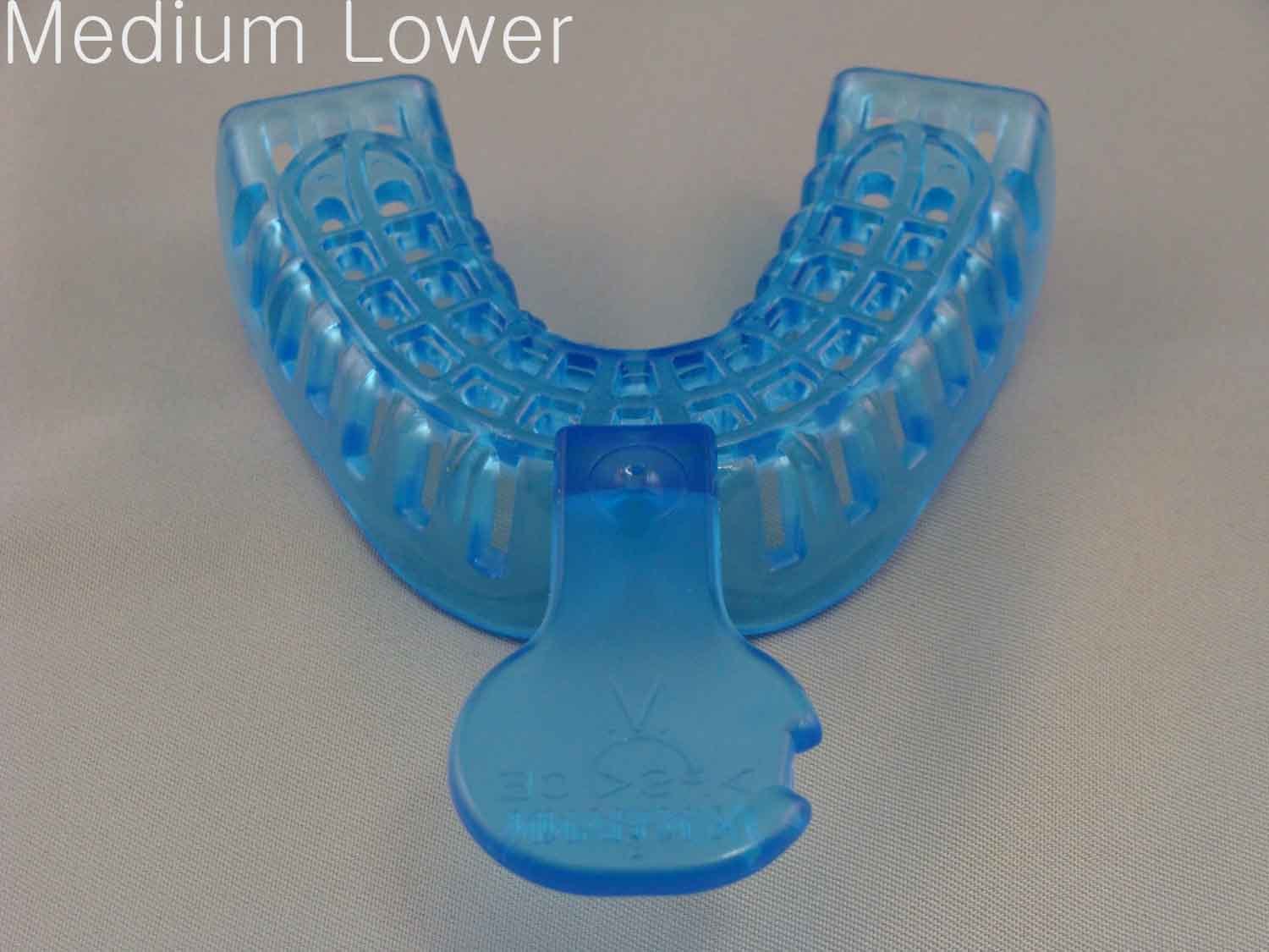 Perforated Disposable Impression Trays_Lower_(Medium) – 12/bag _LM