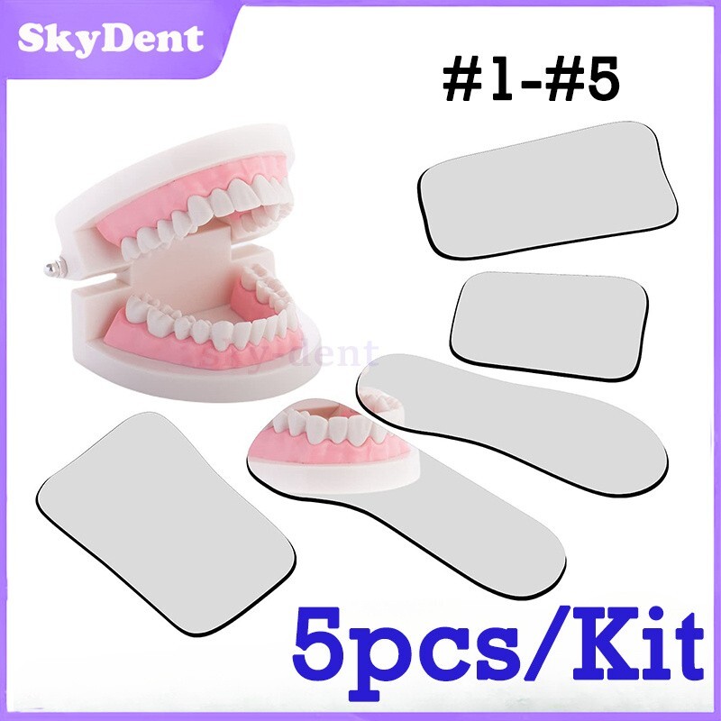 5 Dental Ortho Photo Mouth Mirrors Intraoral Photographic Reflector Mirror Glass