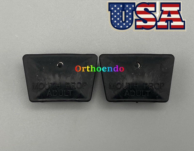 Dental Mouth Props Autoclavable Silicone Bite Block Adult Kid Latex Free 2Pcs