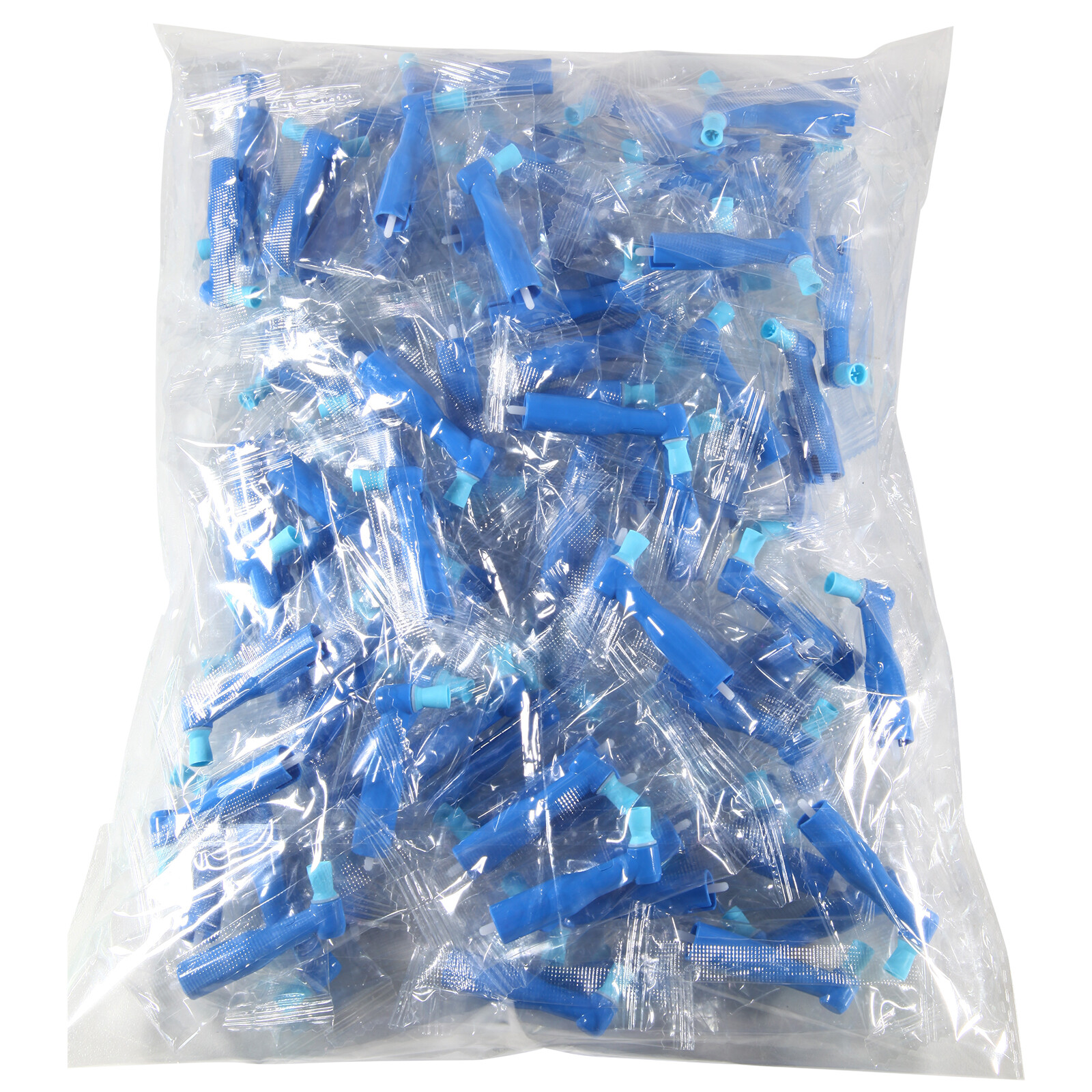 100pc Dental Disposable Prophy Angles 105° Cup Latex Free Blue
