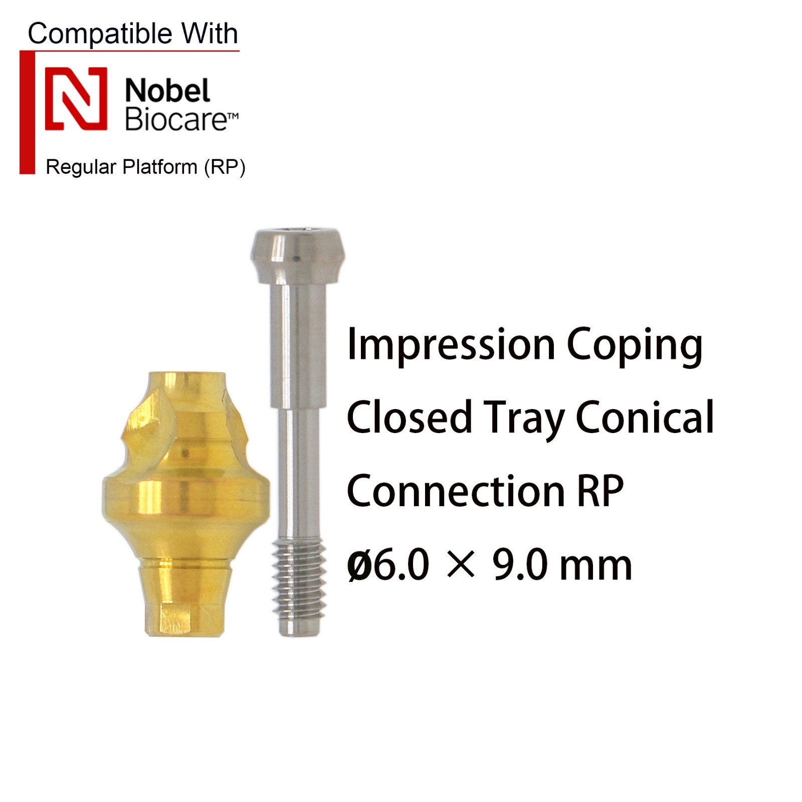 Transfer Impression Coping Open/Closed Tray Analog Scanbody forNobel/ITI/Hiossen