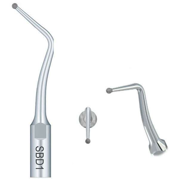 DTE Ultrasonic Scaler Silver Tip SBD1, 5/Pk, Cavity Prep. Compatible