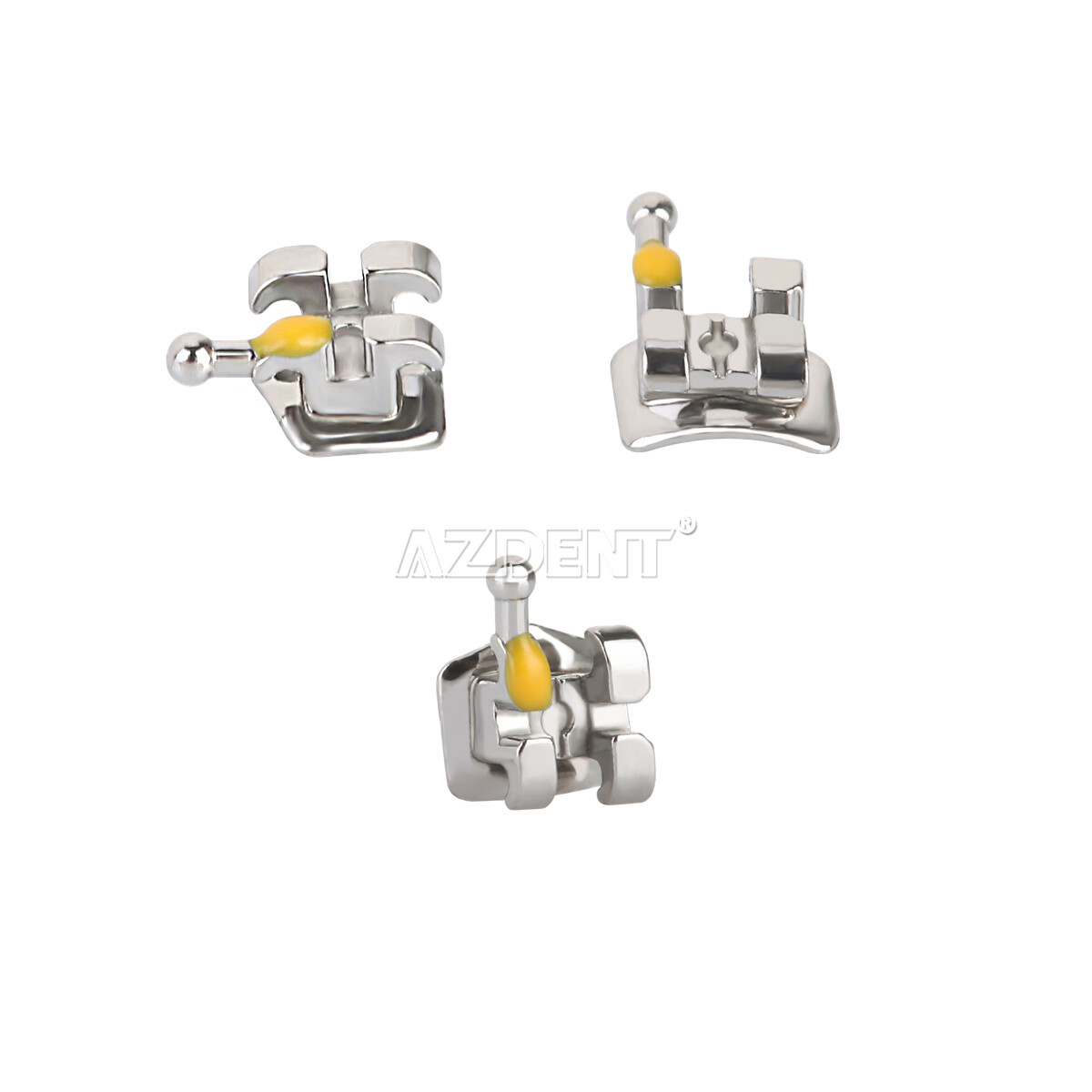 20X AZDENT Mini Brackets de ortodoncia dental Brace Roth/MBT 022/018 Ganchos 345
