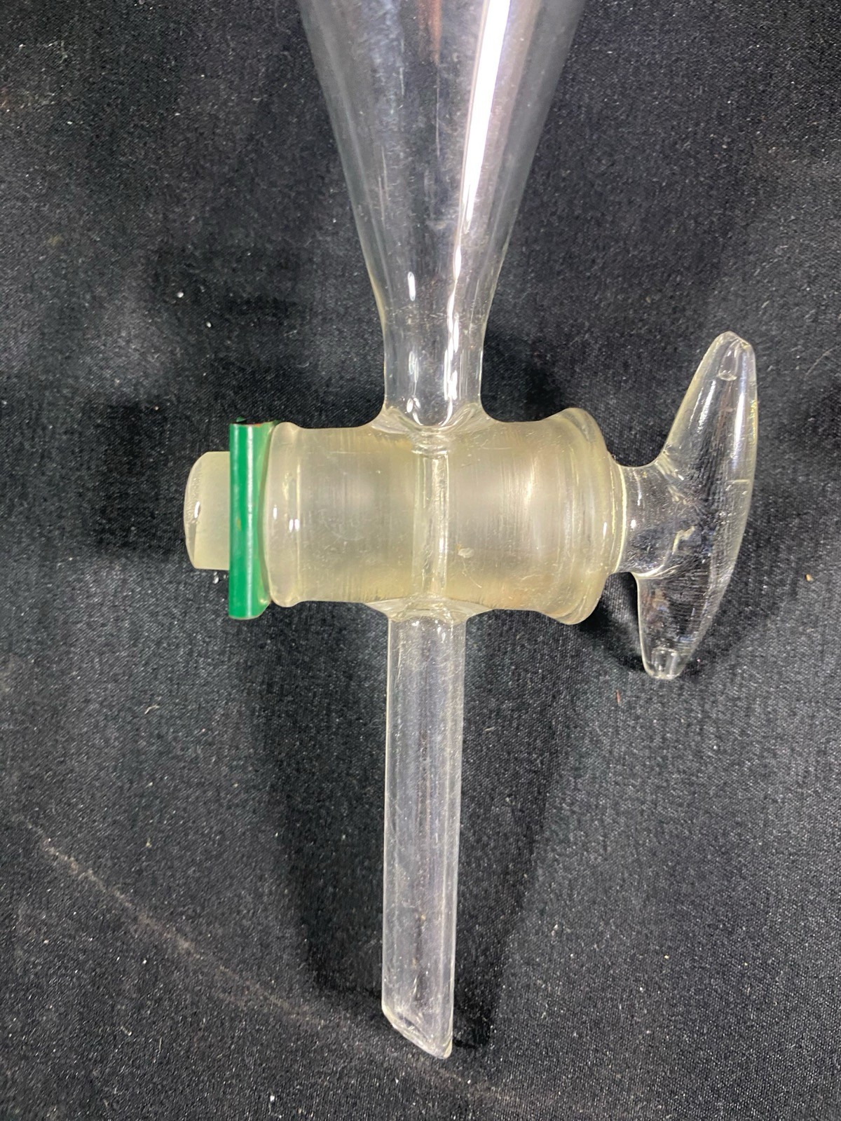 PYREX 500mL Squibb Separatory Funnel w/ Stopcock #22 Stopper Neck 6400-500