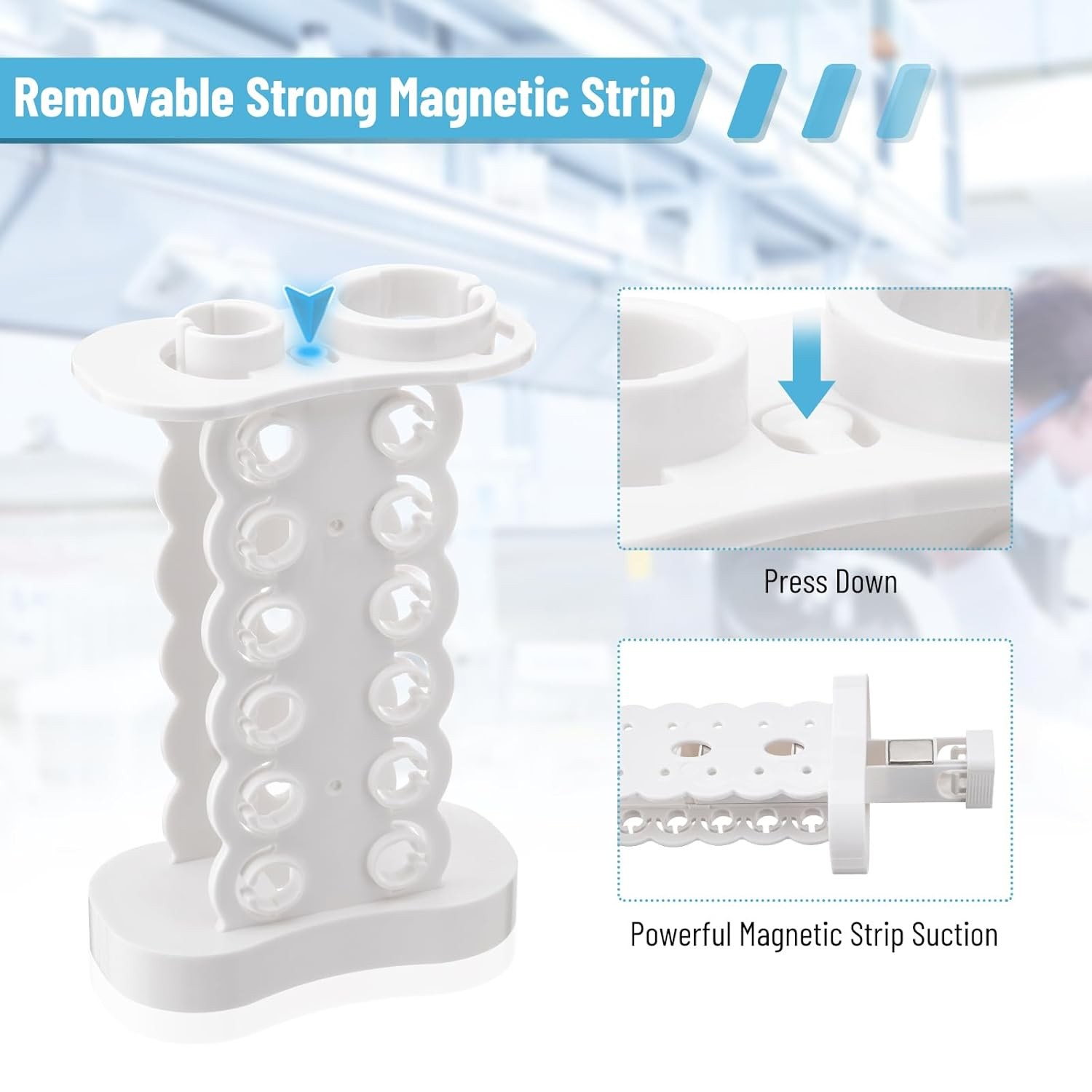 Magnetic rack separator 1.5mL Eppendorf tubes for DNA, RNA, purification