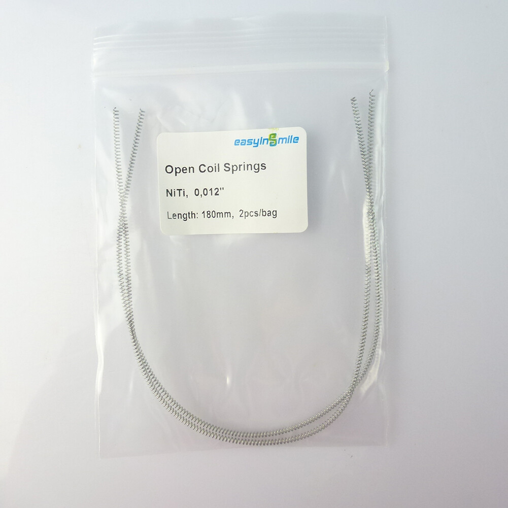 2Pcs/1PACK Dental Orthodontic Closed Coil Spring Anterior Niti Open Close Coil