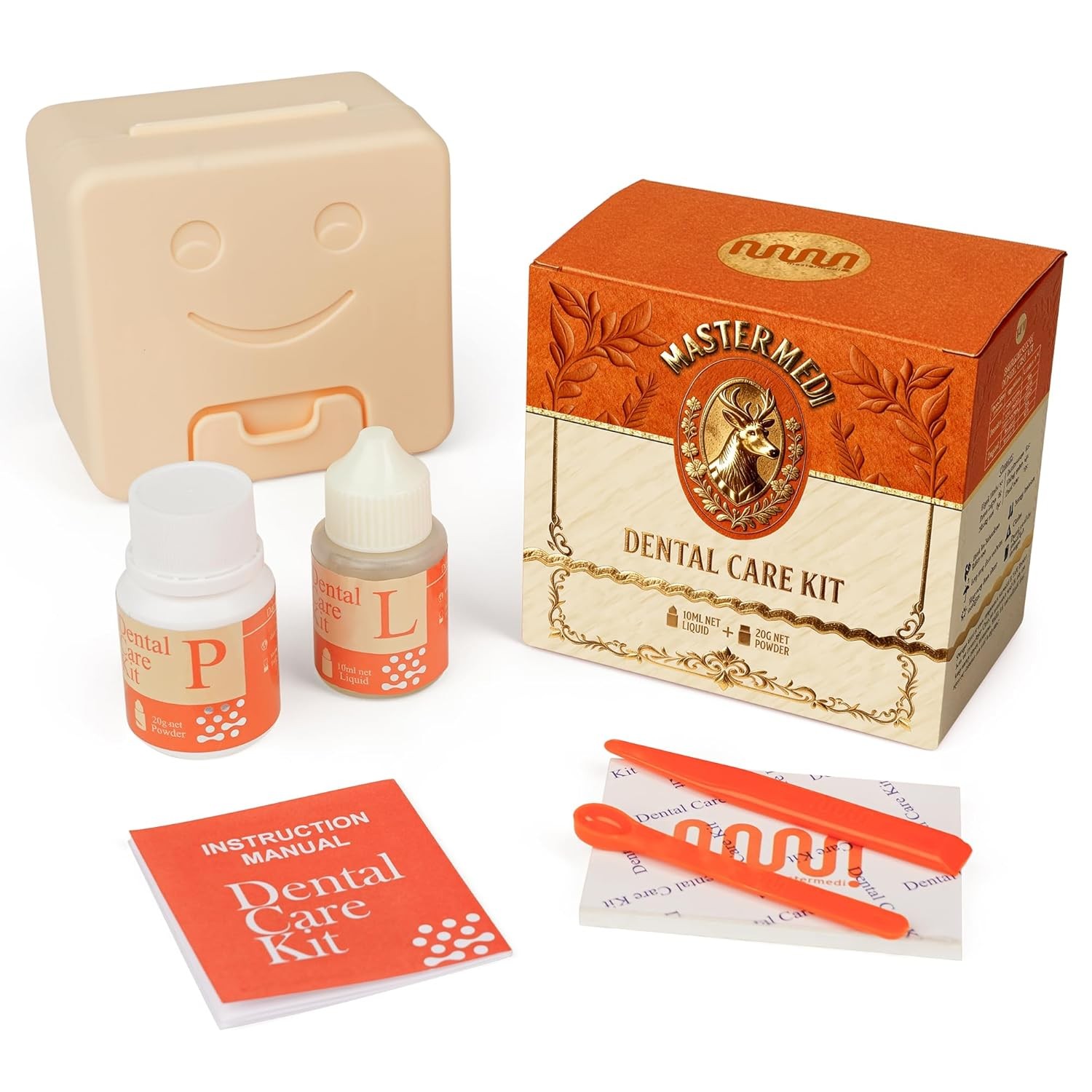 Zinc Oxide Eugenol Dental Filling Cement Kit for Crowns Bridges Fillings Repair