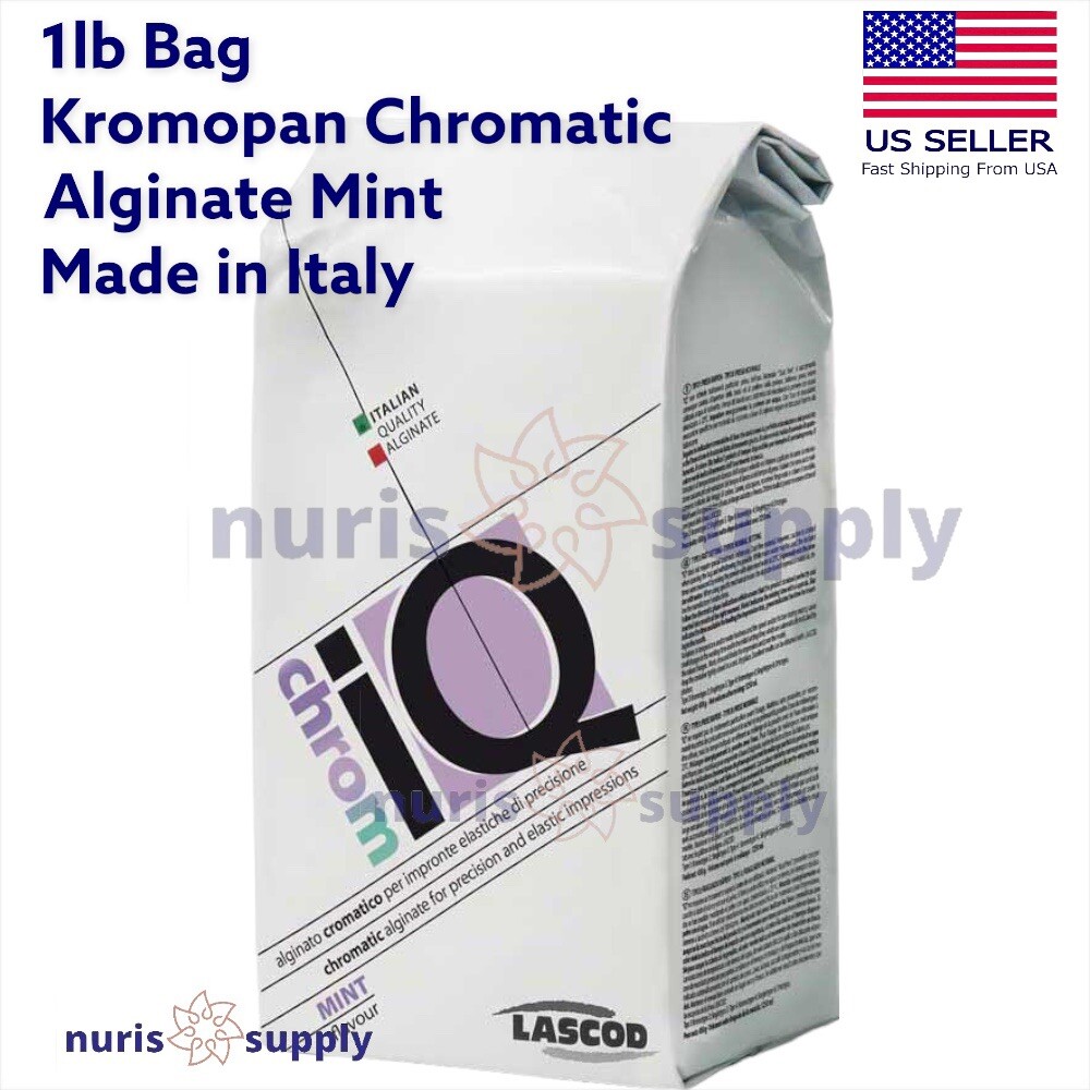 Dental Impression Material Color Change Alginate Mint Kromopan 1lb