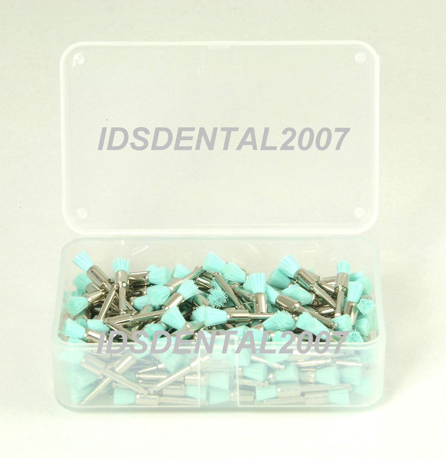 144 PCS NEW Green Color Nylon Dental Prophy Brush Latch Type