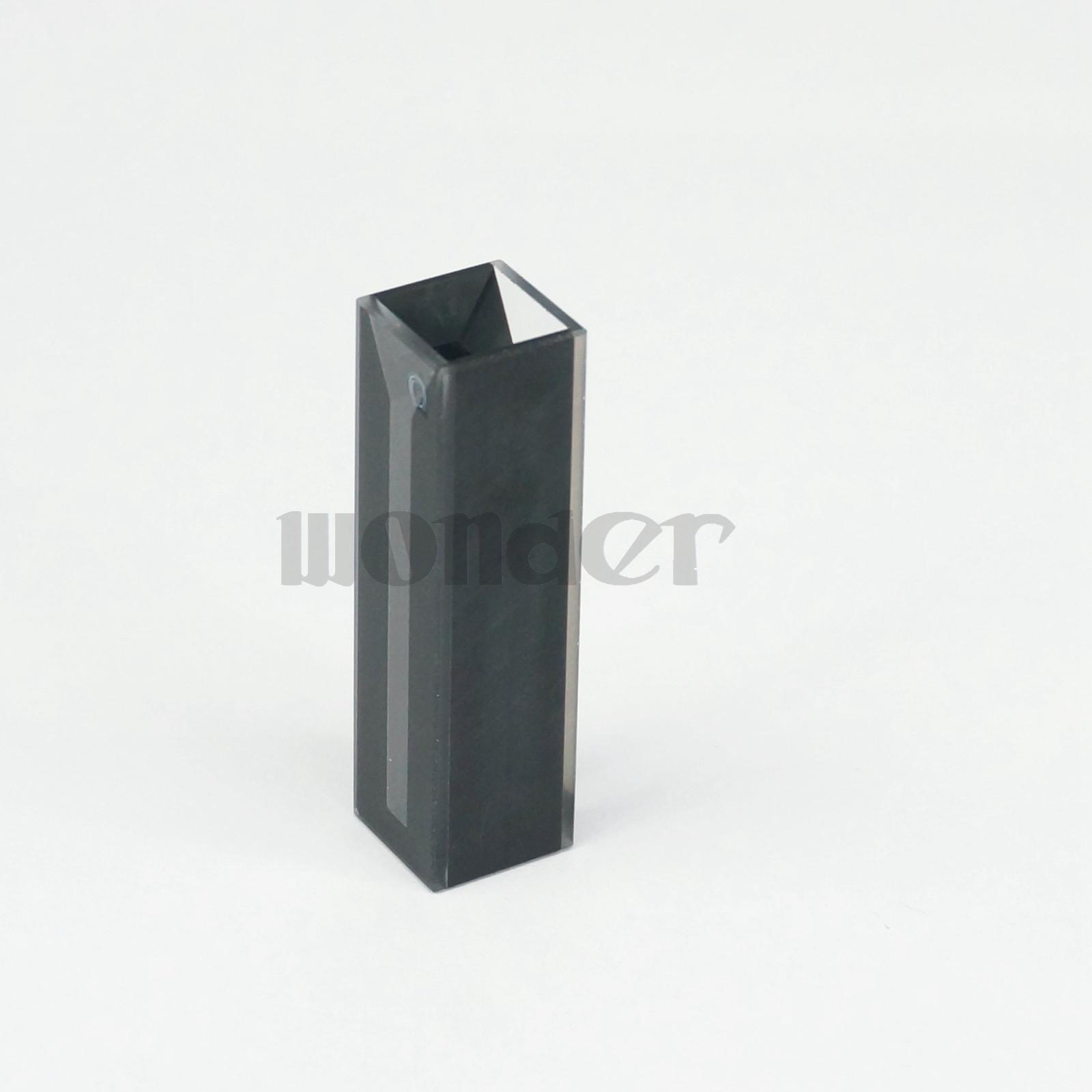 1050ul 10mm Path Length Micro JGS1 Quartz Cuvette Cell With Black Walls And Lid