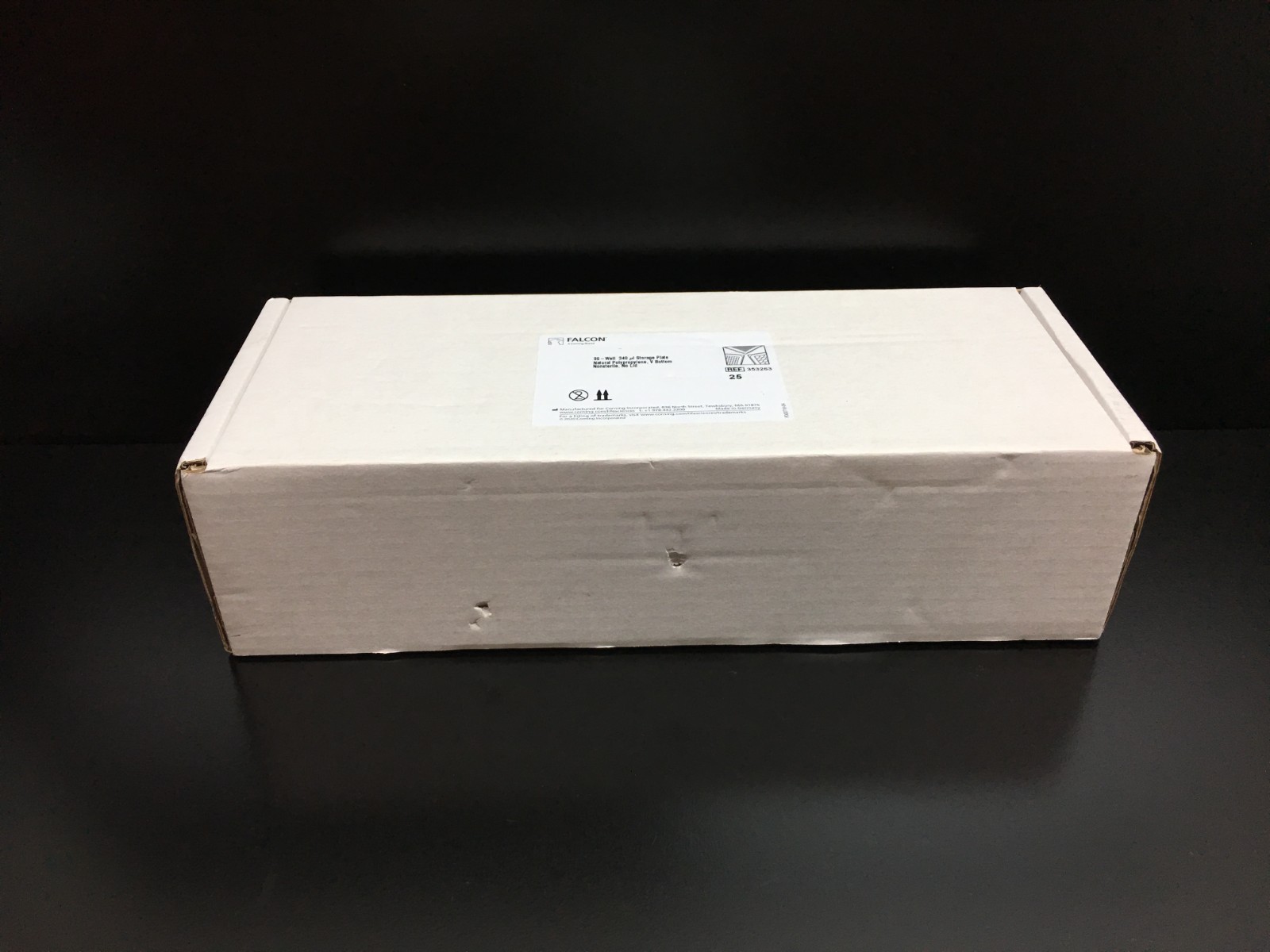 Corning Falcon REF 353263 96-well Clear V-Bottom Storage Microplate 340uL