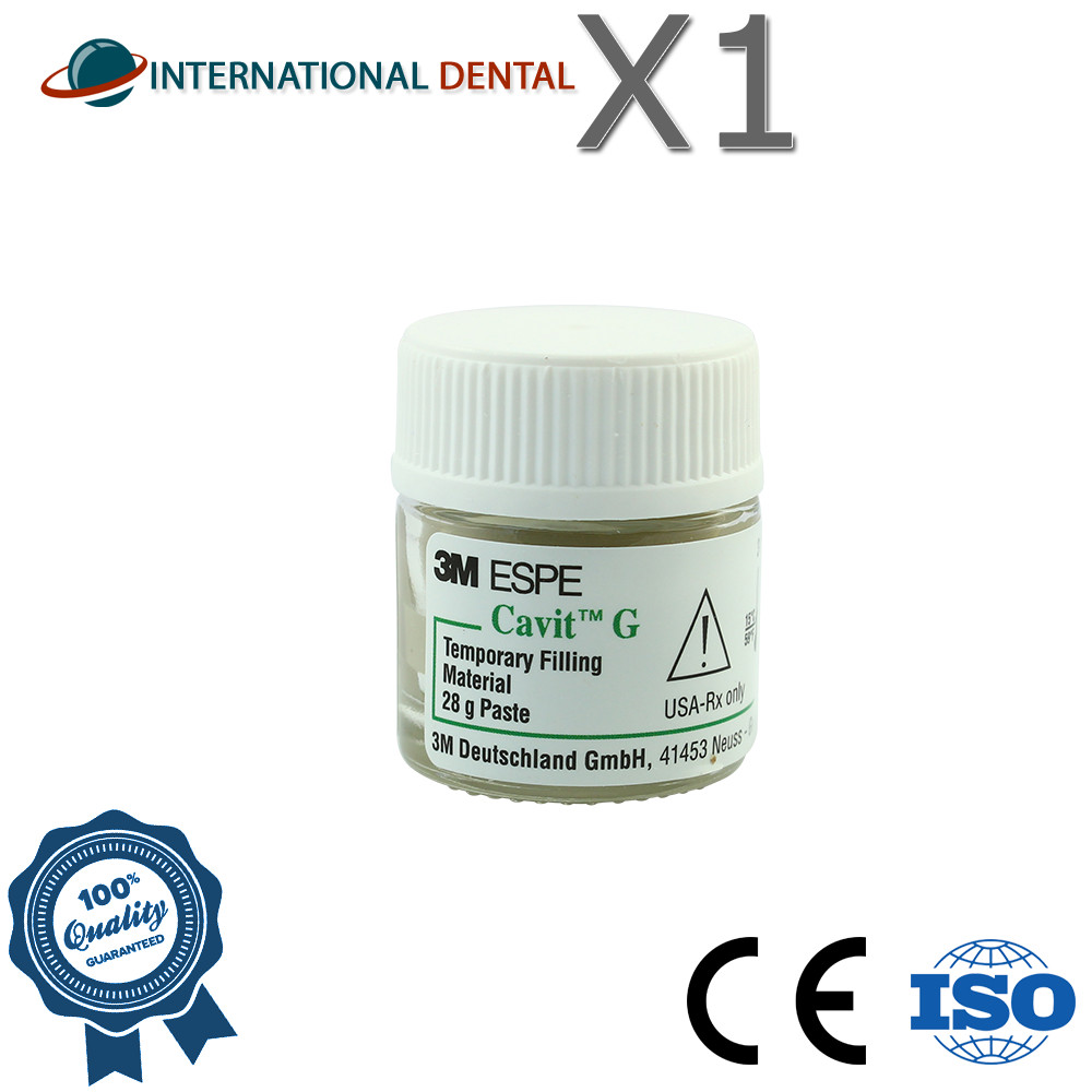 Cavlt-W Dental Filling Paste for Temporary Restoration Zlnc 0xlde Based Gray 28g