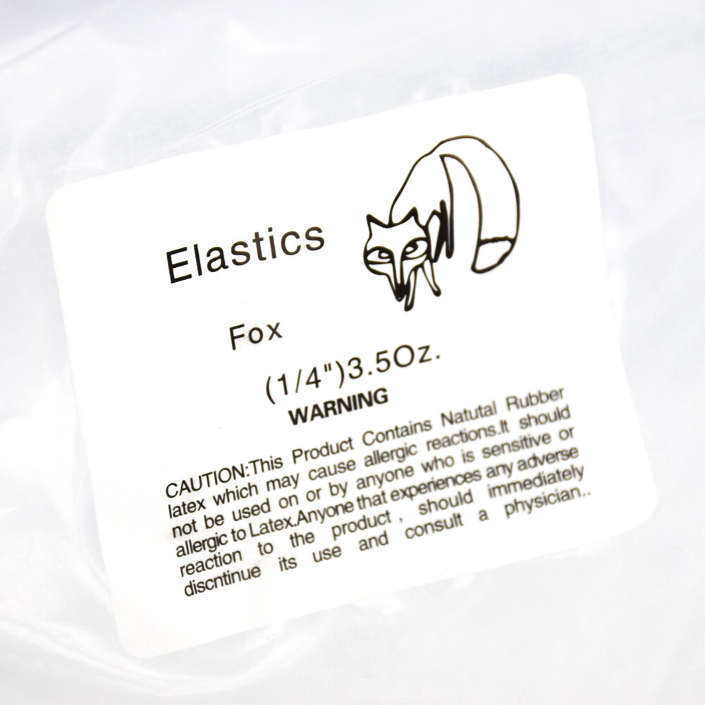 5000 Pcs/Bag Dental Orthodontic Rubber Bands Elastics Ligature Tie 1/4 Fox 3.5Oz