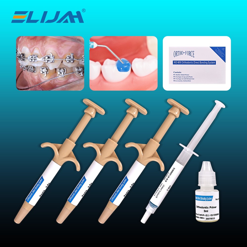 Dental Orthodontic No-Mix Self Cure Bonding Adhesive Kit For Brackets Braces New