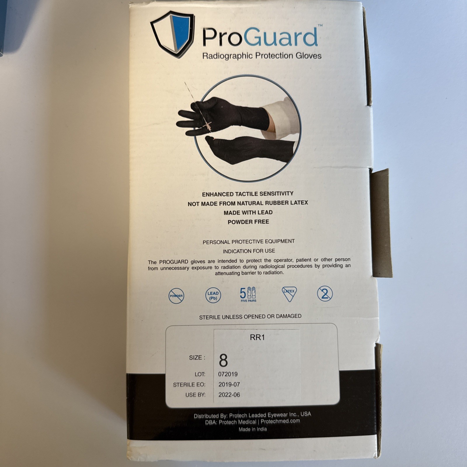 Proguard Radiographic Gloves 5 Pair
